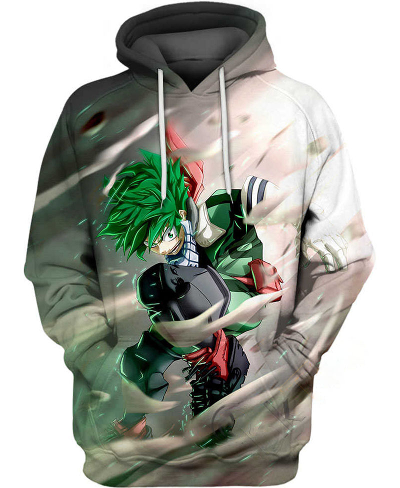 Midoriya Mha Hoodie 3D 5 Midoriya Mha Hoodie 3D