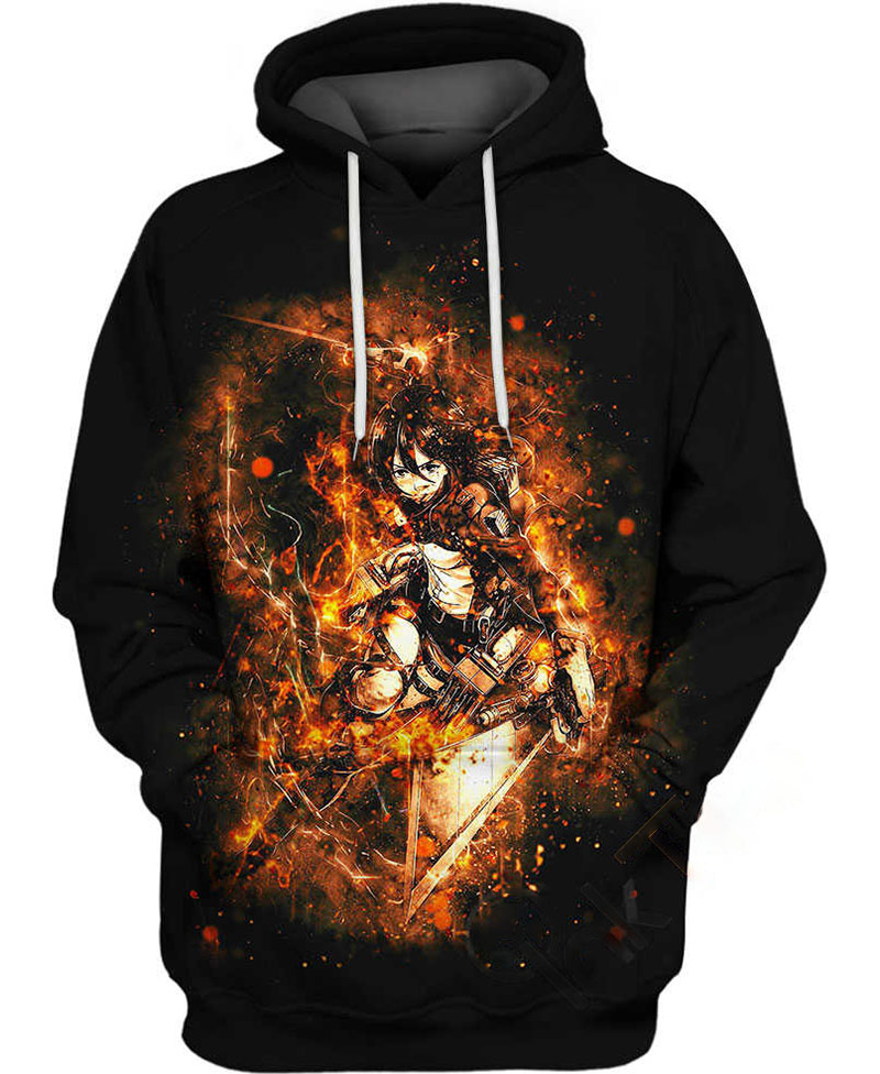 Mikasa Ackerman Hoodie 3D 7 Mikasa Ackerman Hoodie 3D