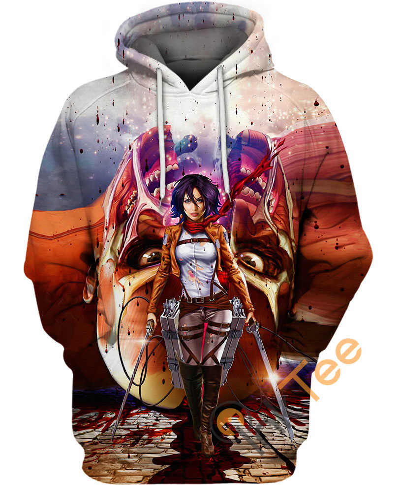 Mikasa Attack On Titan Hoodie 3D 1 Mikasa Attack On Titan Hoodie 3D