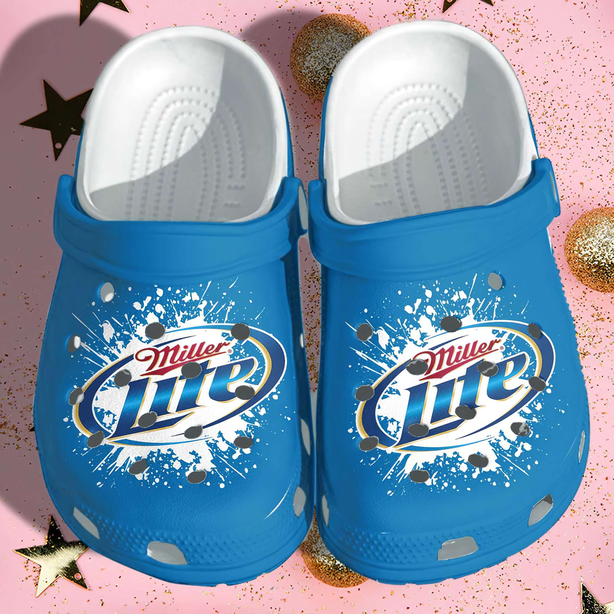 Miller Lite Funny Crocs Clog Shoes 1 Miller Lite Funny Crocs Clog Shoes