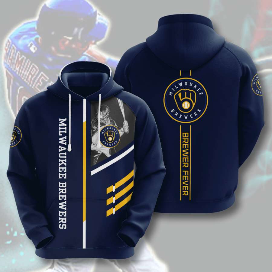 Milwaukee Brewers Custom Hoodie 3D