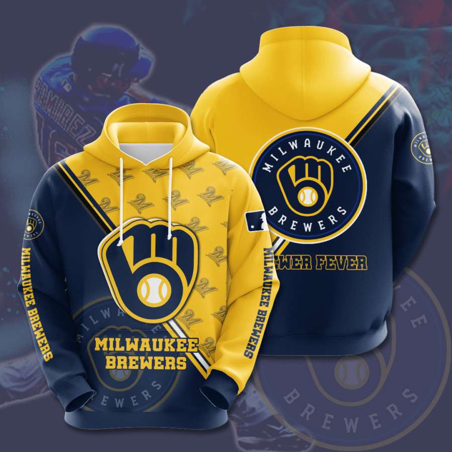 Milwaukee Brewers Custom Hoodie 3D