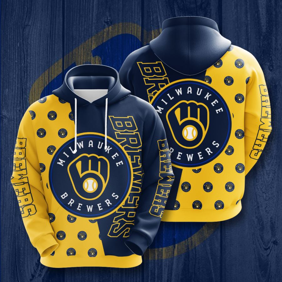 Milwaukee Brewers Custom Hoodie 3D 5 Milwaukee Brewers Custom Hoodie 3D