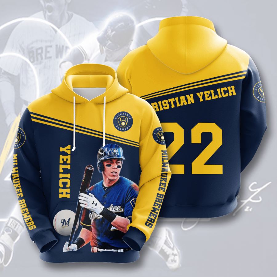 Milwaukee Brewers Custom Hoodie 3D