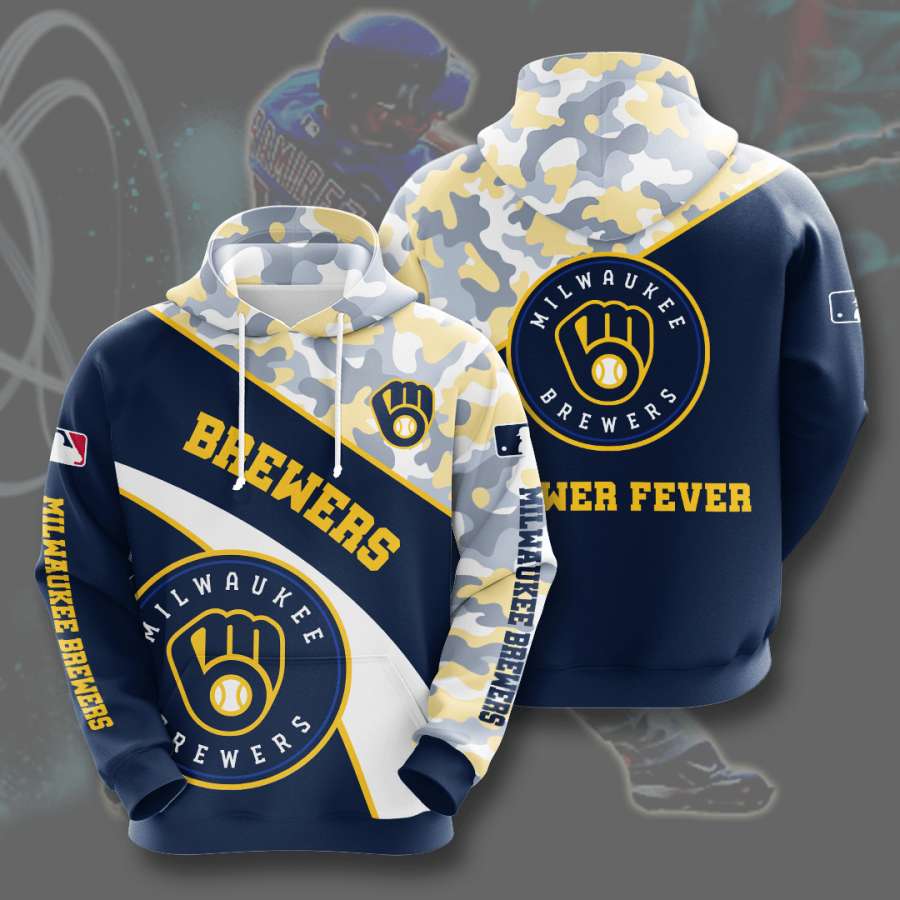 Milwaukee Brewers Custom Hoodie 3D