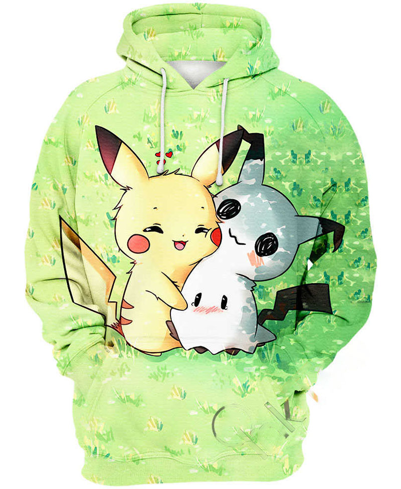 Mimikyu And Pikachu Hoodie 3D 10 Mimikyu And Pikachu Hoodie 3D