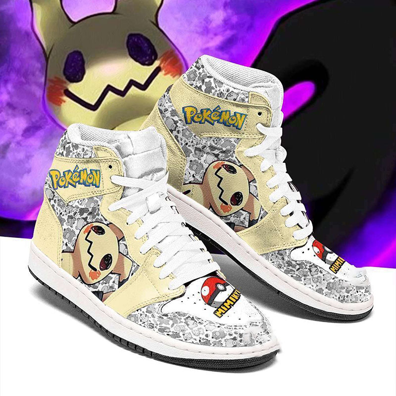 Mimikyu Anime Pokemon Personalized Custom Air Jordan Shoes