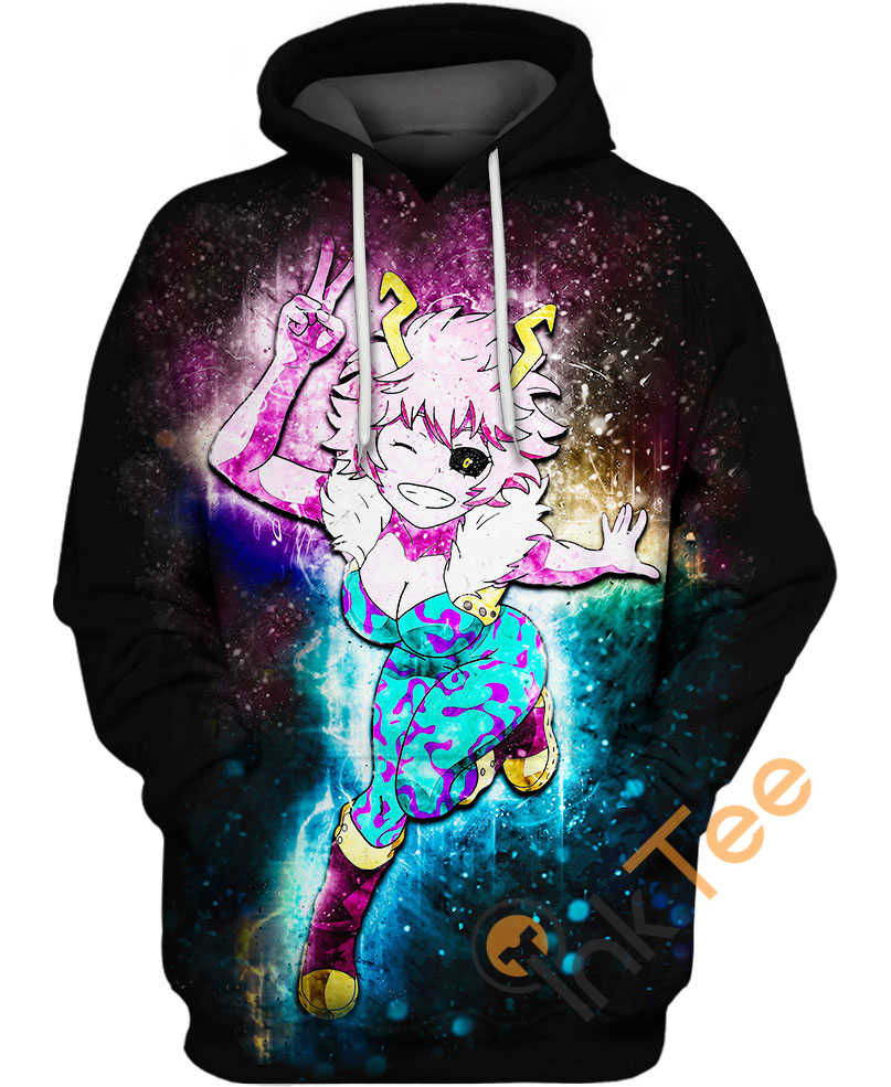 Mina Ashido Hoodie 3D 9 Mina Ashido Hoodie 3D