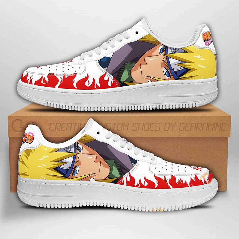 Minato Naruto Anime Nike Air Force Shoes 2 Minato Naruto Anime Nike Air Force Shoes