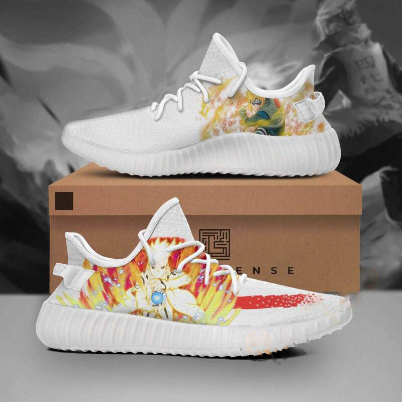 Minato Uzumaki Character Naruto Anime Yeezy Boost 4 Minato Uzumaki Character Naruto Anime Yeezy Boost