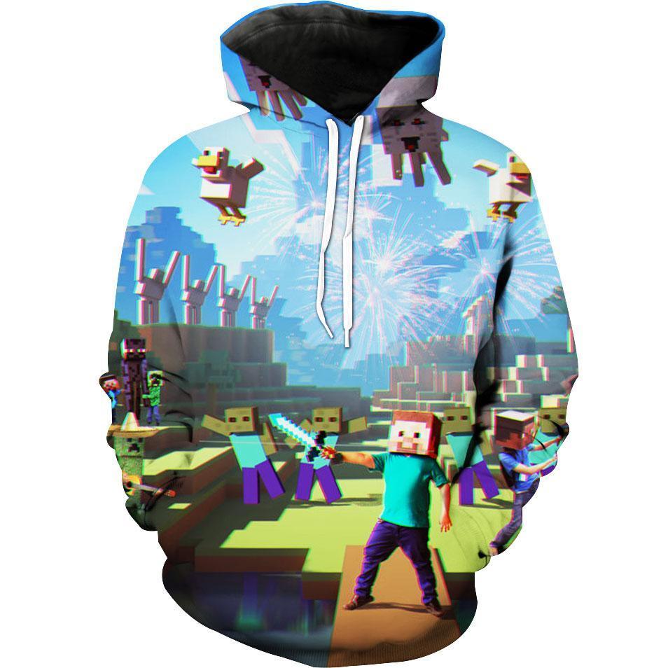 Minecraft Hoodie 3D 2 Minecraft Hoodie 3D