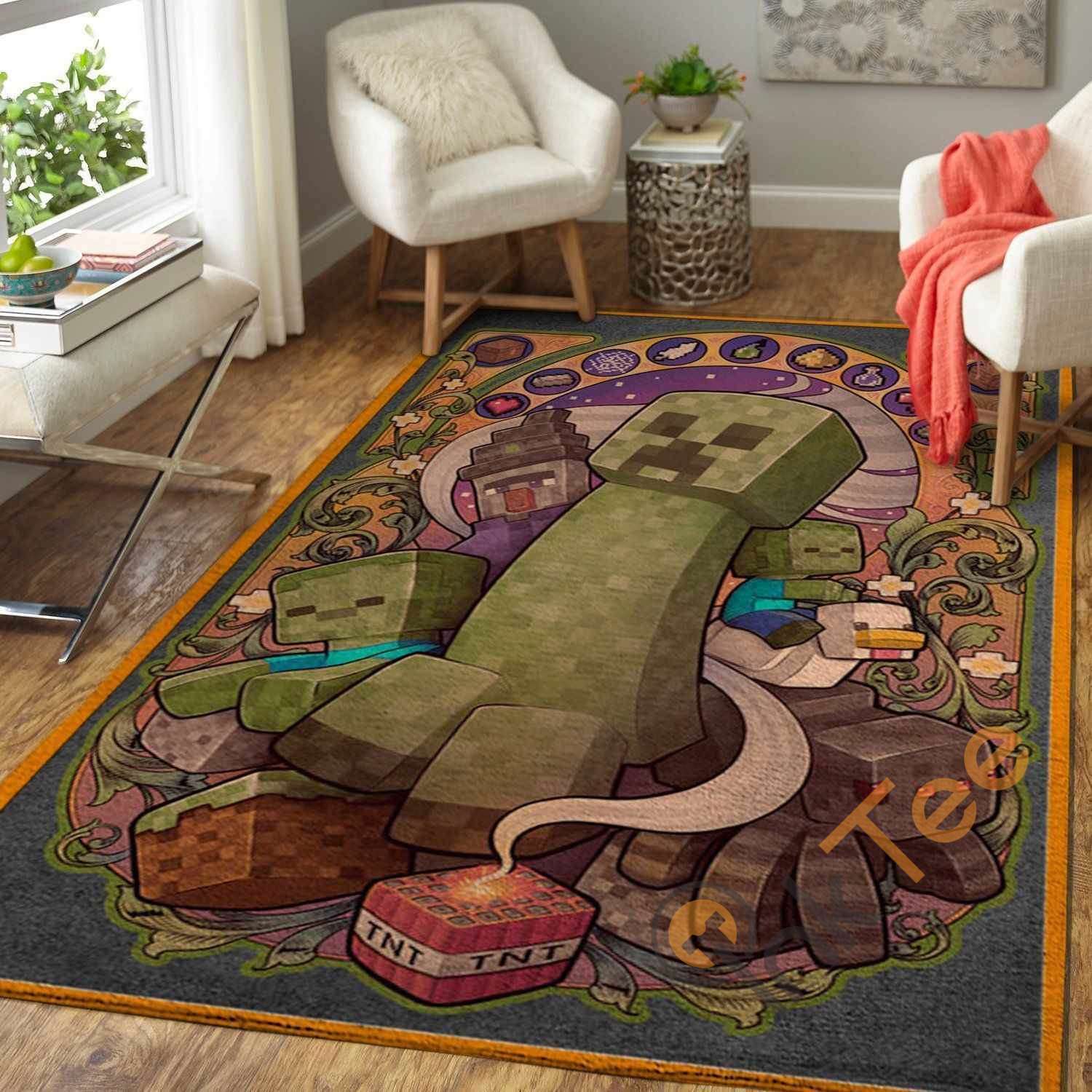 Minecraft Area Rug 2 Minecraft Area Rug