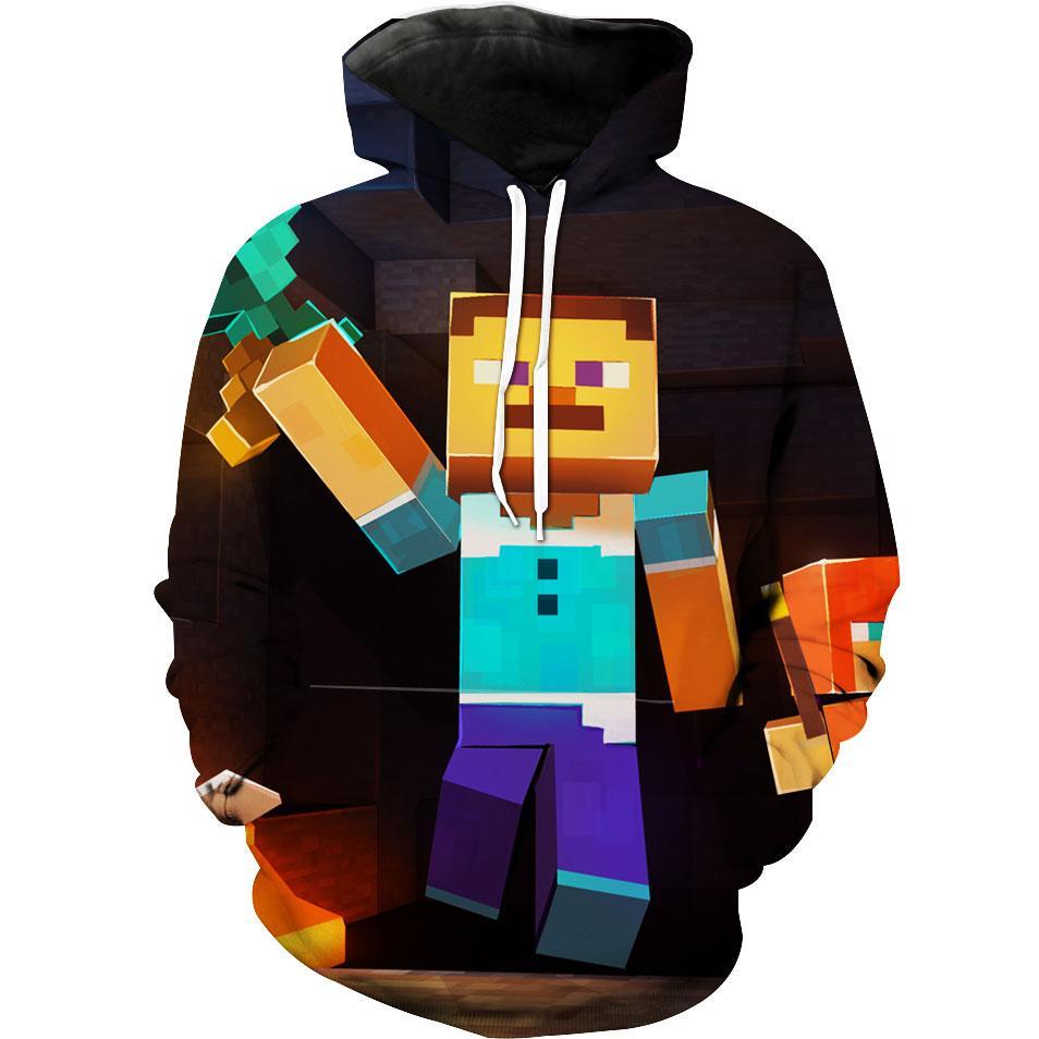 Minecraft Character Minecraft Hoodie 3D 3 Minecraft Character Minecraft Hoodie 3D