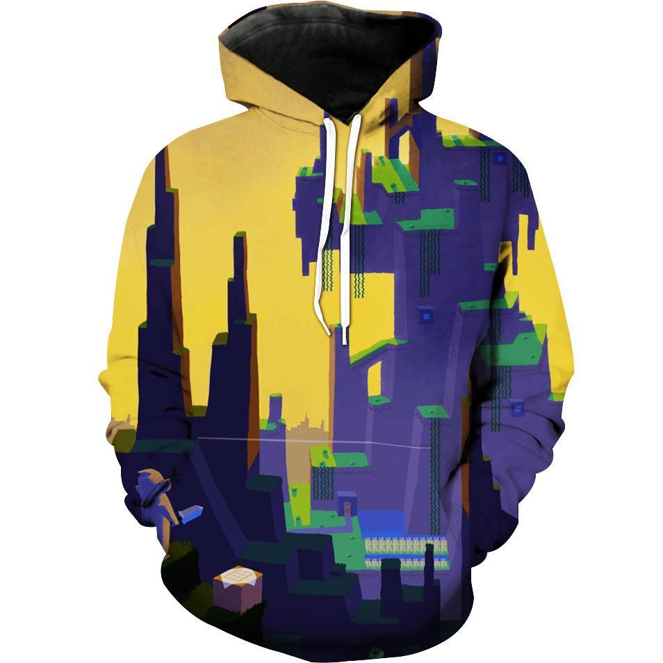Minecraft City Cool Minecraft Hoodie 3D