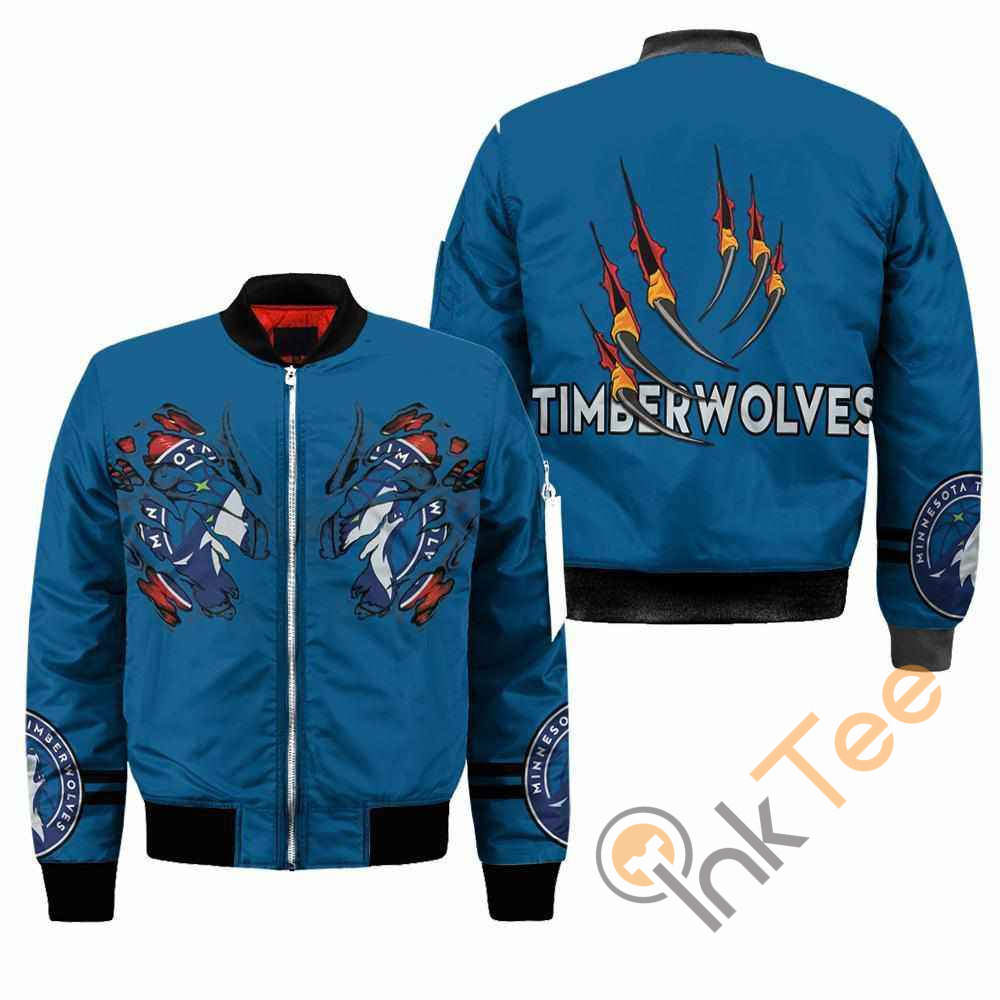 Minnesota Timberwolves NBA Claws Apparel Best Christmas Gift For Fans Bomber Jacket 15 Minnesota Timberwolves NBA Claws Apparel Best Christmas Gift For Fans Bomber Jacket