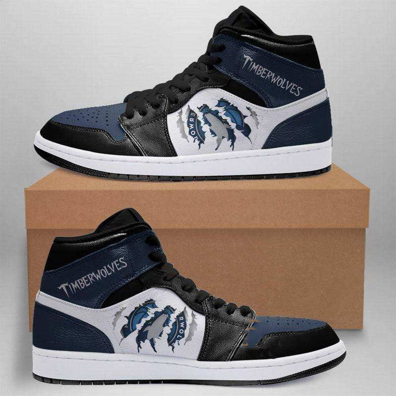 Minnesota Timberwolves Nba Custom Air Jordan Shoes