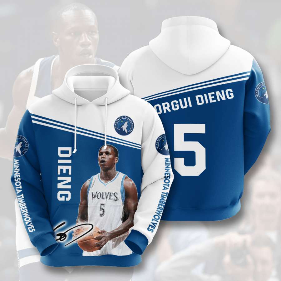 Minnesota Timberwolves Custom Hoodie 3D