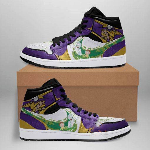 Minnesota Vikings Custom Air Jordan Shoes 12 Minnesota Vikings Custom Air Jordan Shoes