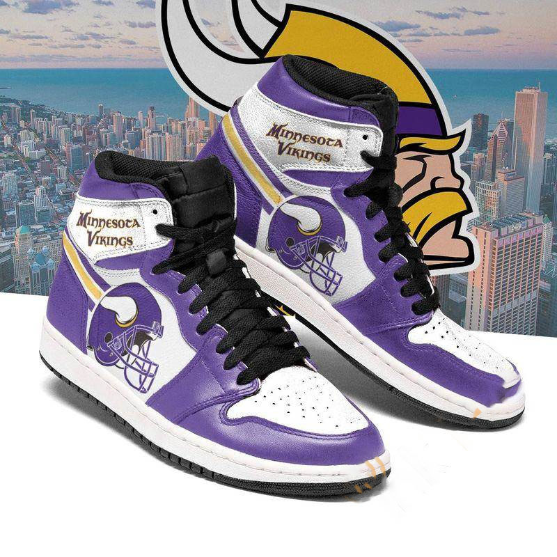 Minnesota Vikings Custom Sneaker Air Jordan Shoes