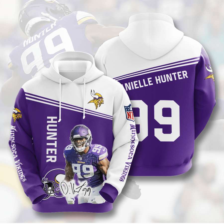 Minnesota Vikings Custom Hoodie 3D