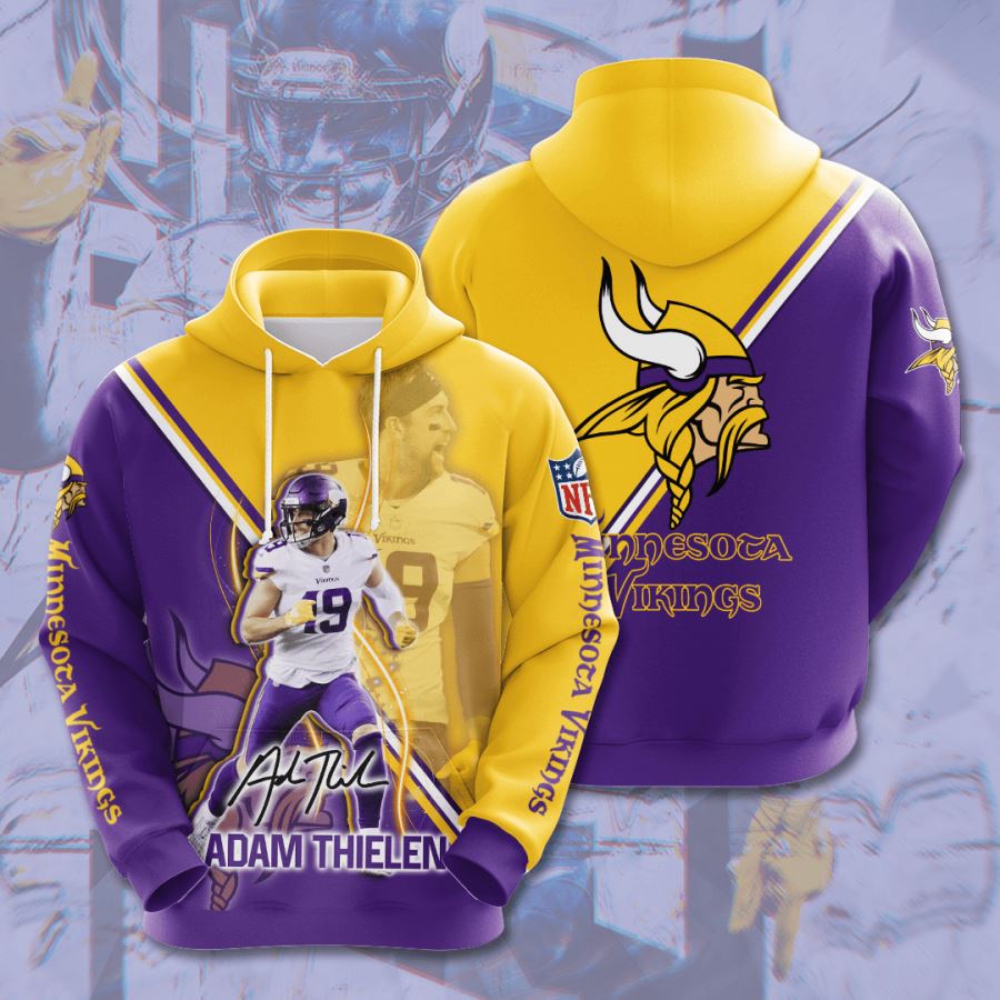 Minnesota Vikings Custom Hoodie 3D