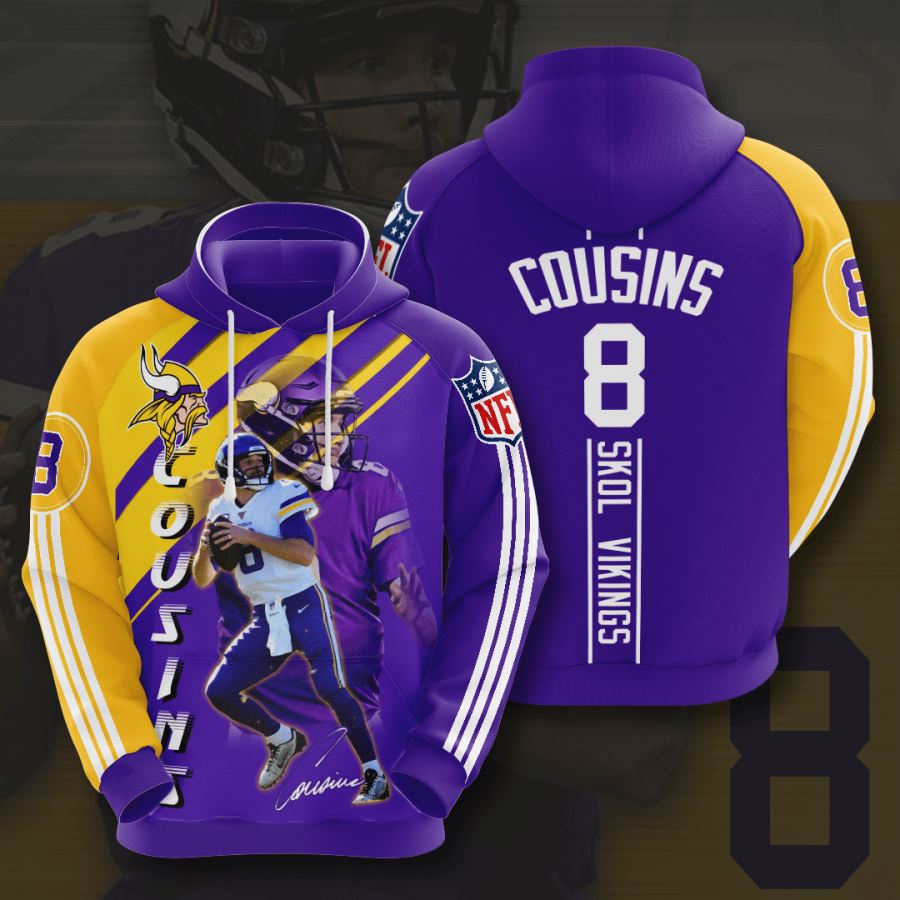 Minnesota Vikings Custom Hoodie 3D