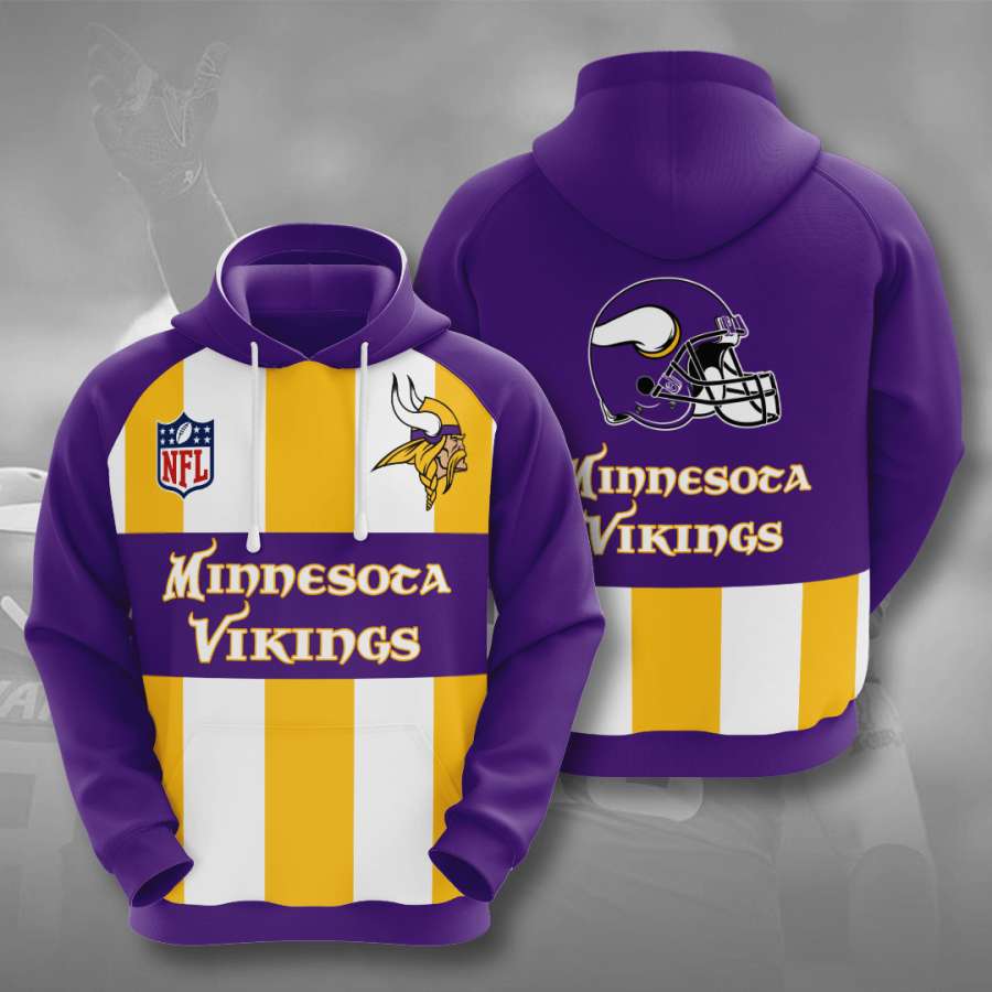 Minnesota Vikings Custom Hoodie 3D 1 Minnesota Vikings Custom Hoodie 3D
