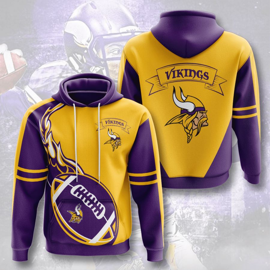Minnesota Vikings Custom Hoodie 3D