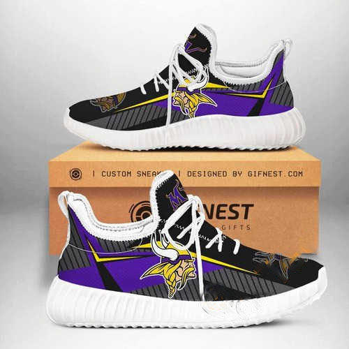 Minnesota Vikings Team Customize Yeezy Boost
