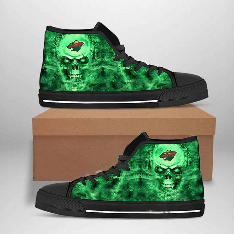 Minnesota Wild Nhl Hockey High Top Shoes