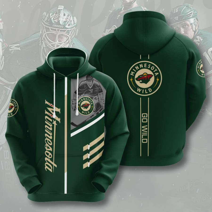 Minnesota Wild Custom Hoodie 3D 10 Minnesota Wild Custom Hoodie 3D