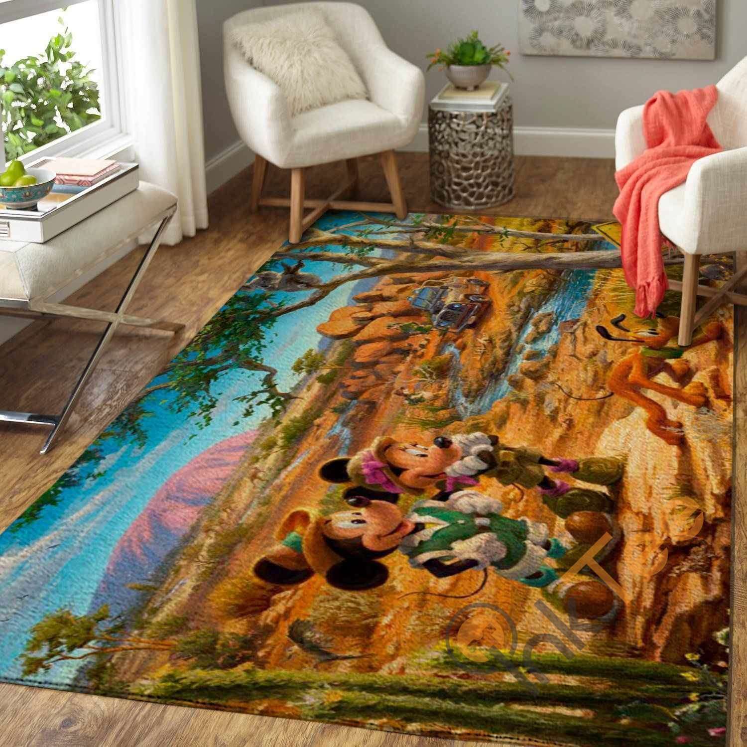 Minnie Mickey Mouse In The Outback Area Rug 4 Minnie Mickey Mouse In The Outback Area Rug