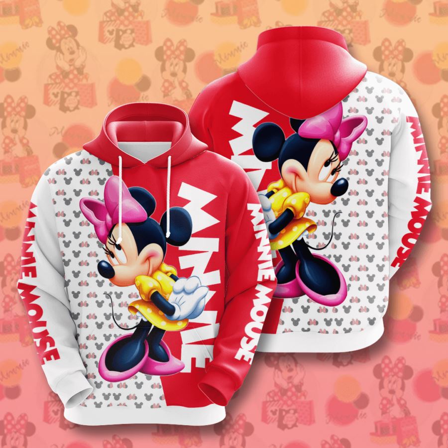 Minnie Mouse Custom Hoodie 3D 14 Minnie Mouse Custom Hoodie 3D