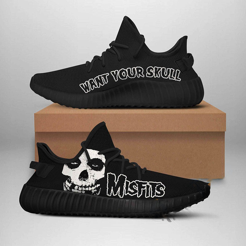 Misfits Band Want Your Skull Yeezy Boost