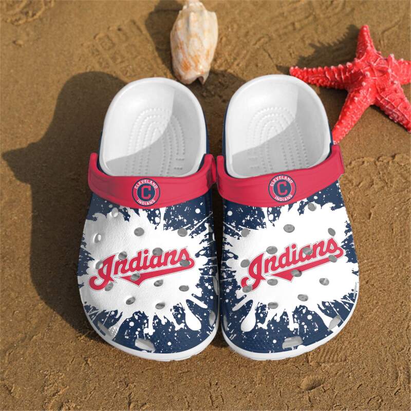 MLB Cleveland Indians Crocs Clog Shoes
