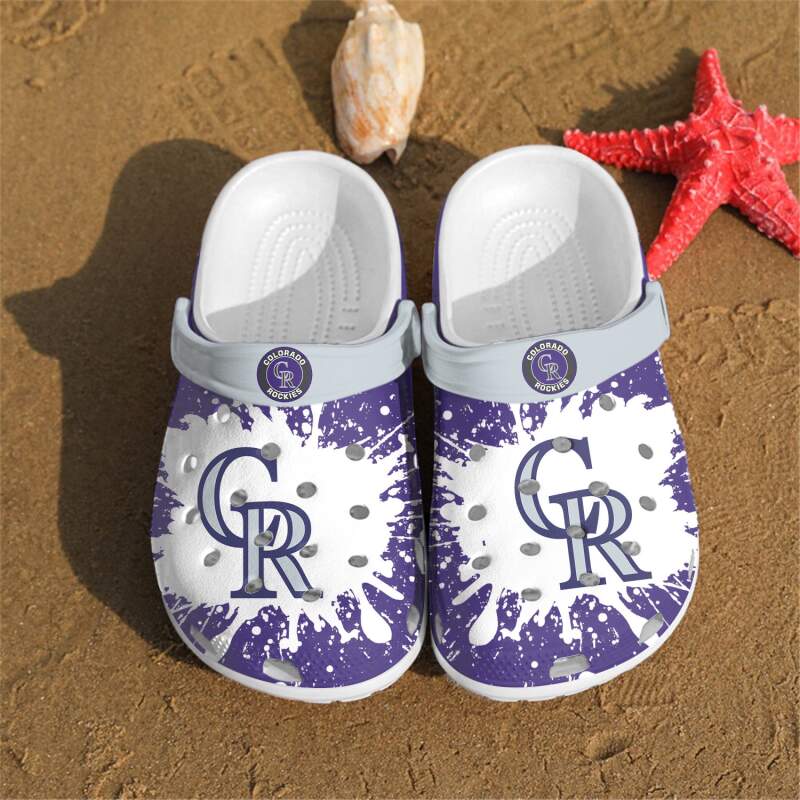 Mlb Colorado Rockies Crocs Clog Shoes