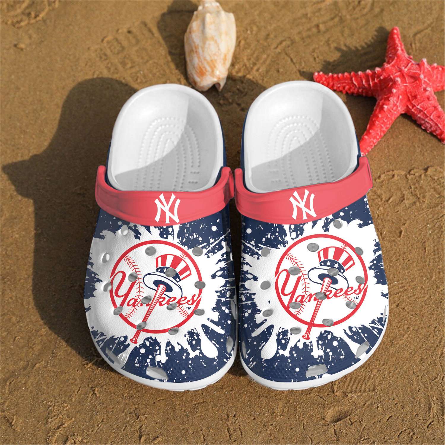 Mlb New York Yankees Crocs Clog Shoes 7 Mlb New York Yankees Crocs Clog Shoes