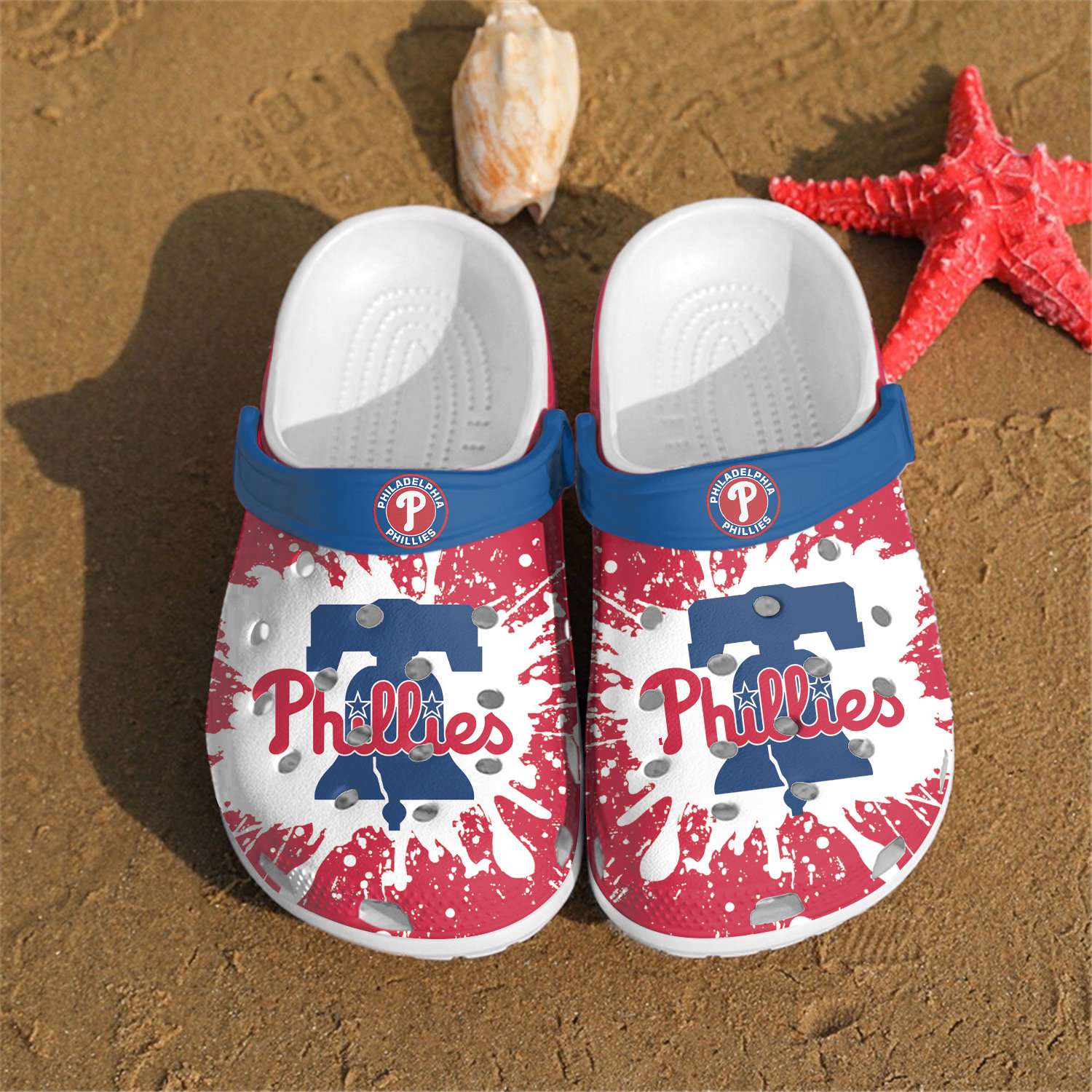 Mlb Philadelphia Phillies Crocs Clog Shoes - Animetrium