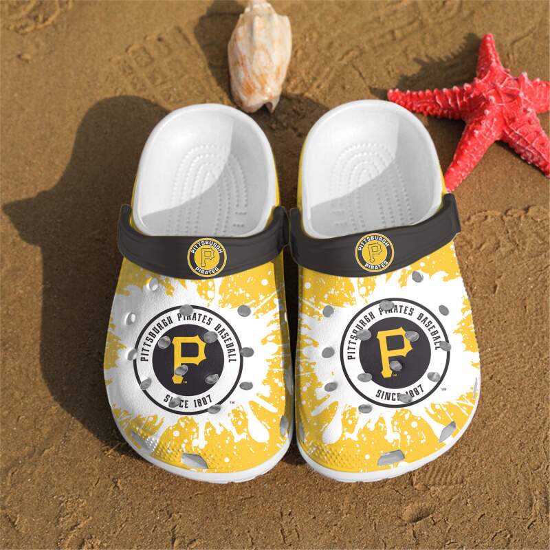 Mlb Pittsburgh Pirates Crocs Clog Shoes 4 Mlb Pittsburgh Pirates Crocs Clog Shoes