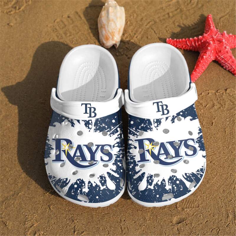 Mlb Tampa Bay Rays Crocs Clog Shoes 9 Mlb Tampa Bay Rays Crocs Clog Shoes