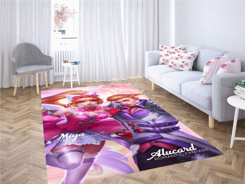 Mobile Legend Miya And Alucard Carpet Rug 1 Mobile Legend Miya And Alucard Carpet Rug