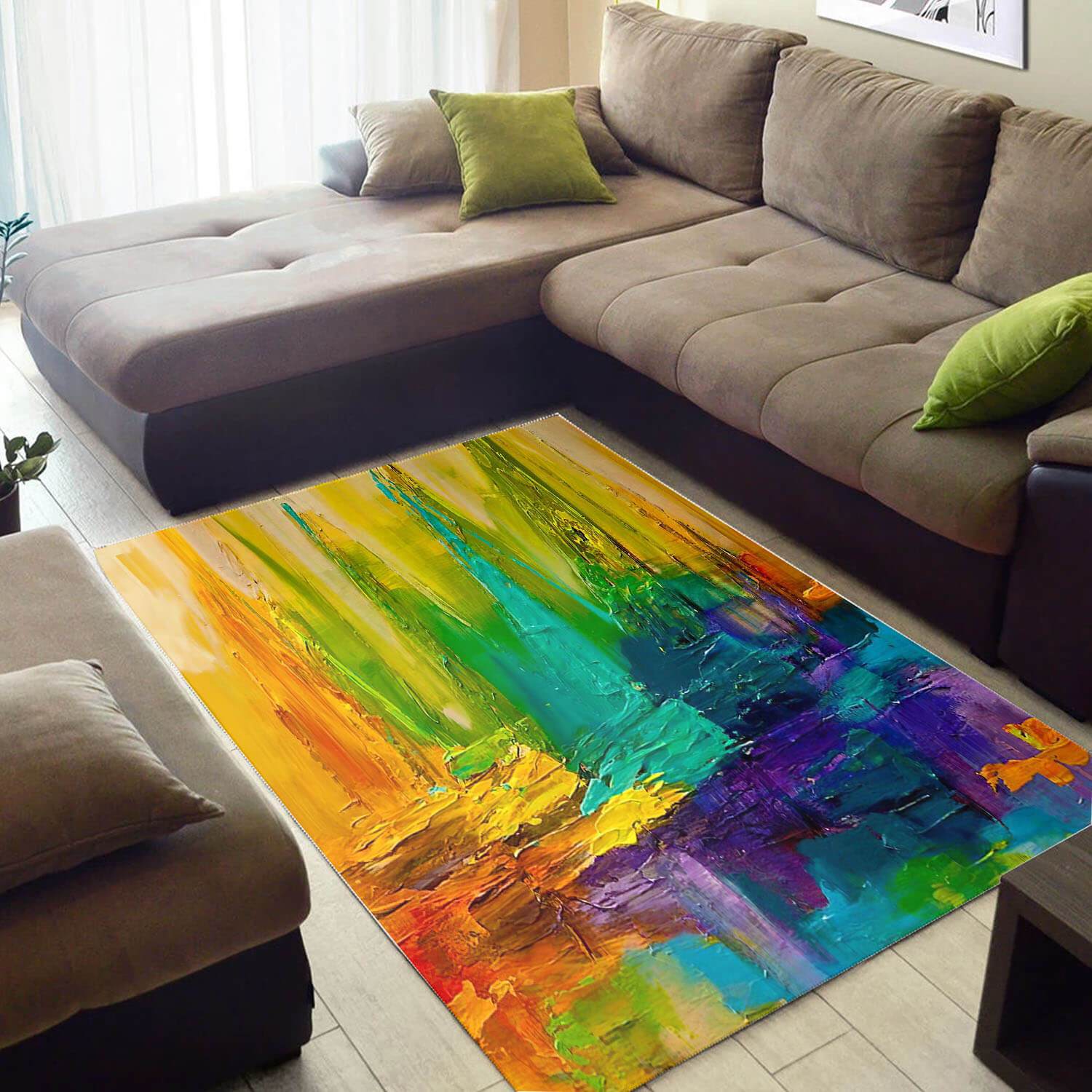 Modern African American Adorable Themed Afrocentric Art Large Living Room Rug 2 Modern African American Adorable Themed Afrocentric Art Large Living Room Rug