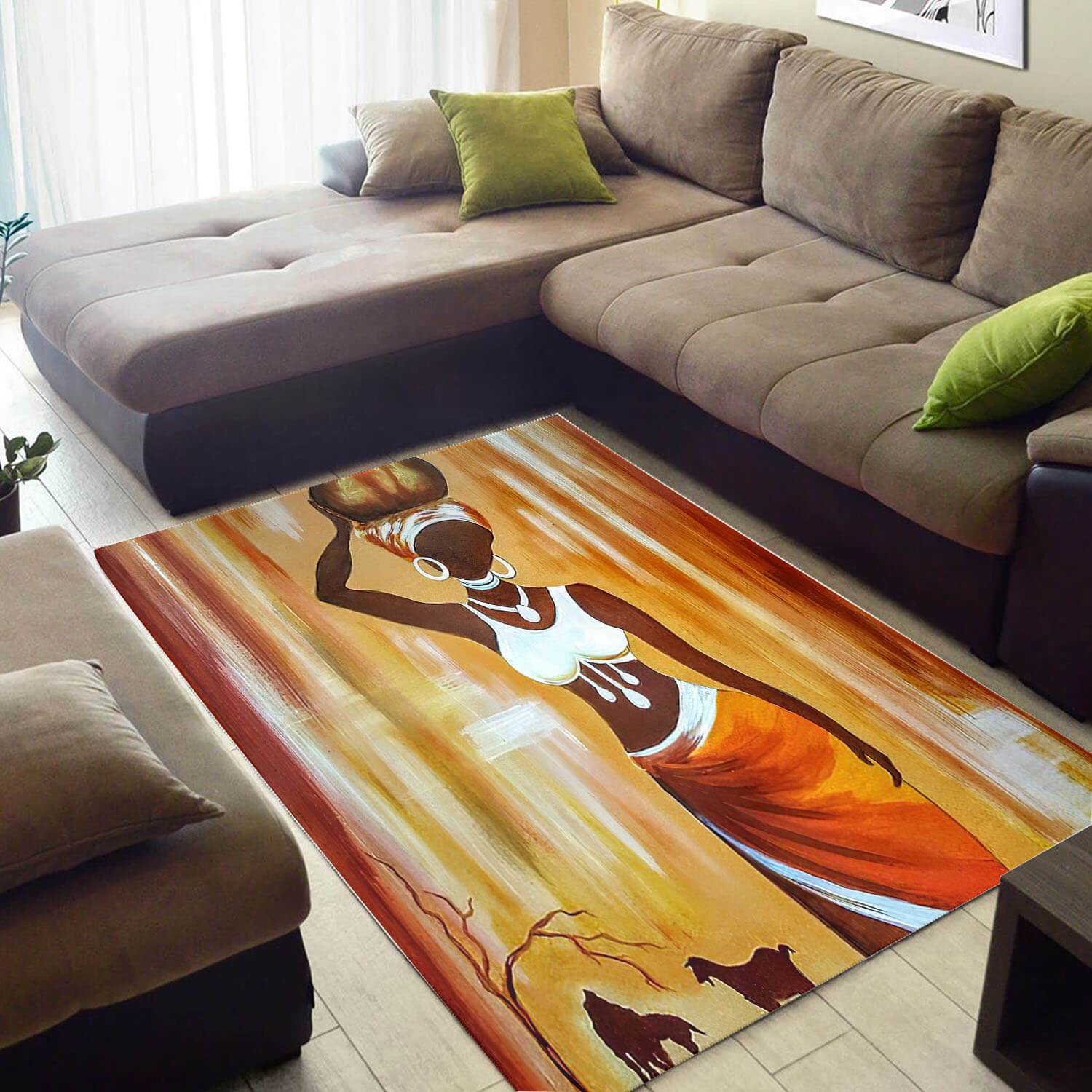 Modern African American Pretty Style Black Queen Themed Carpet House Rug 3 Modern African American Pretty Style Black Queen Themed Carpet House Rug