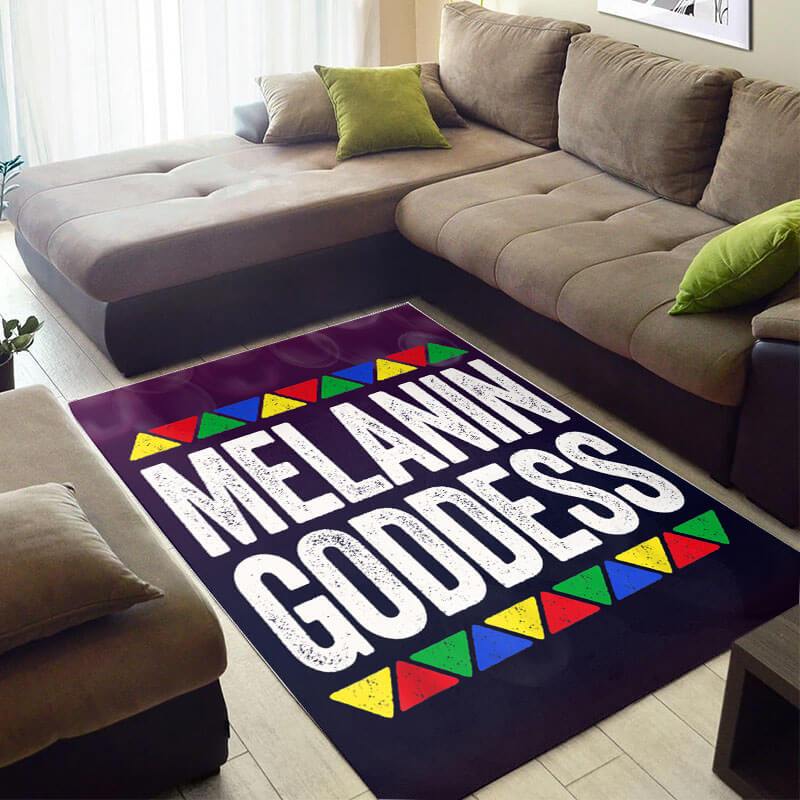 Modern African Beautiful Natural Hair Melanin Goddess Style Carpet Inspired Living Room Rug 5 Modern African Beautiful Natural Hair Melanin Goddess Style Carpet Inspired Living Room Rug
