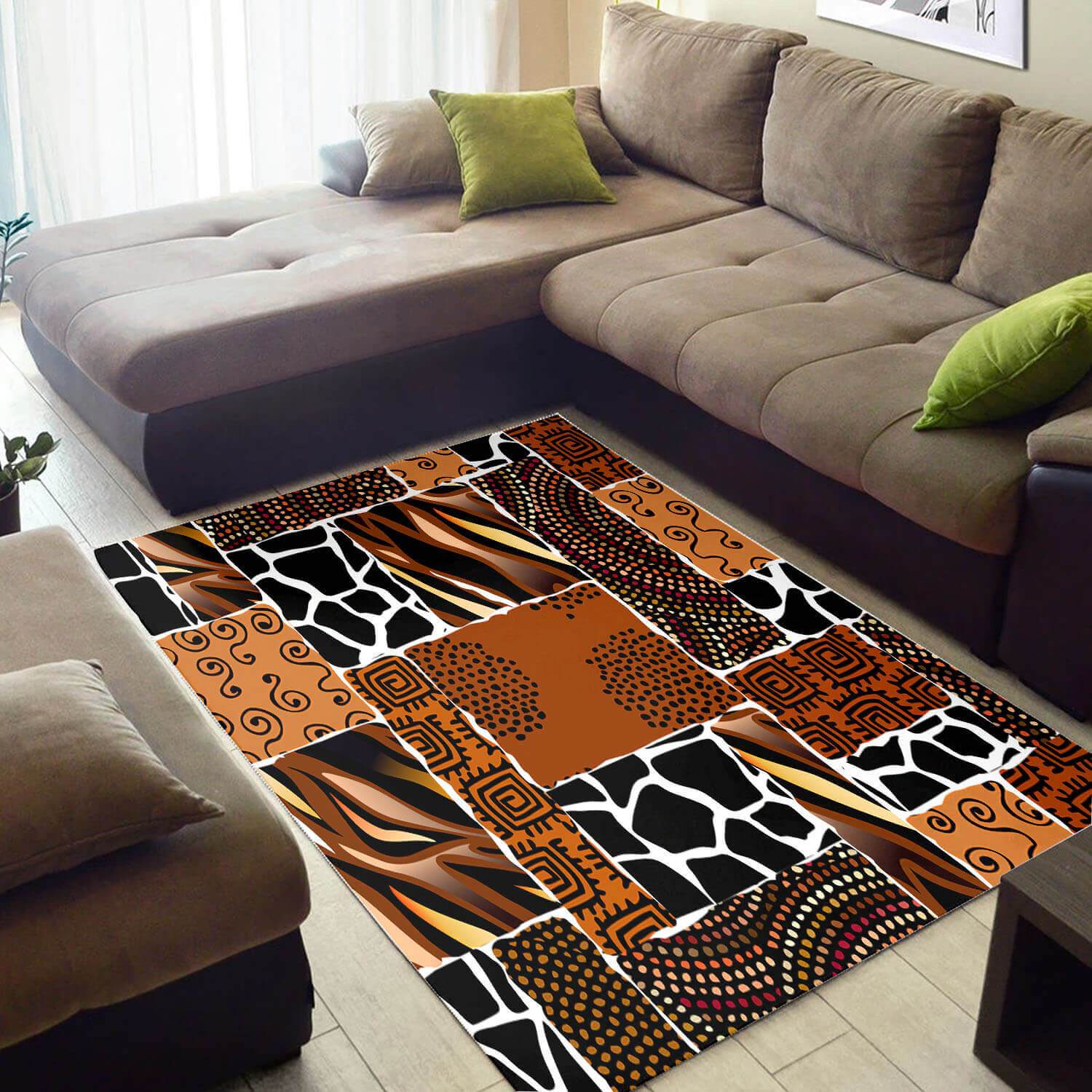 Modern African Nice Black History Month Ethnic Seamless Pattern Style House Rug 2 Modern African Nice Black History Month Ethnic Seamless Pattern Style House Rug