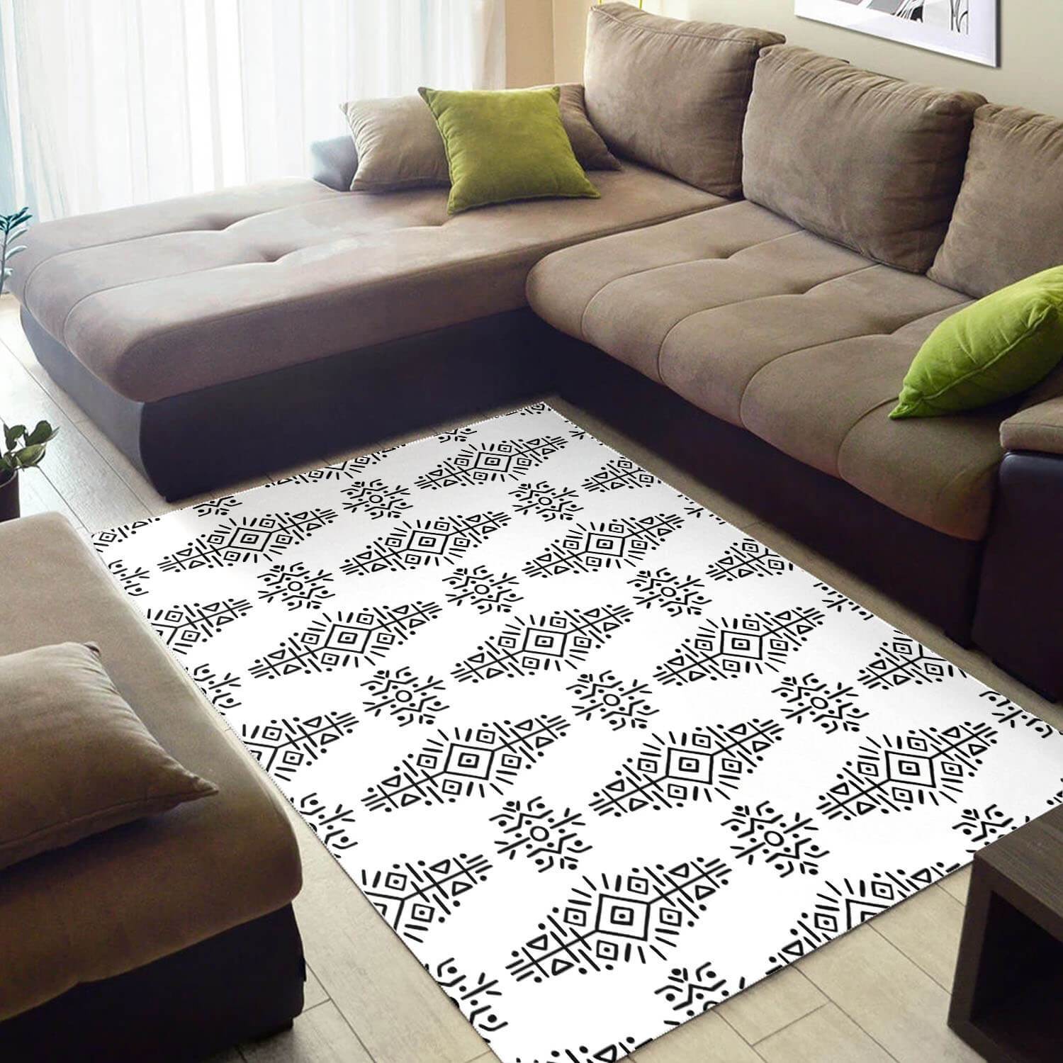 Modern African Perfect Inspired Seamless Pattern Style Floor Home Rug 2 Modern African Perfect Inspired Seamless Pattern Style Floor Home Rug