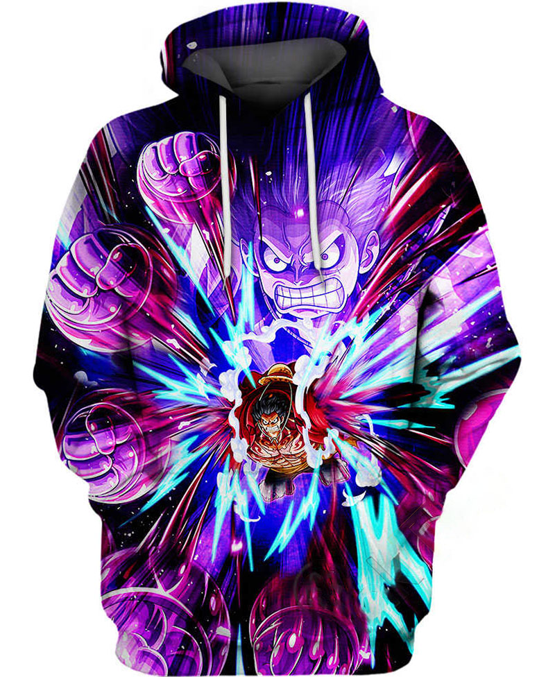 Monkey D. Luffy A Rubber Band Hoodie 3D 8 Monkey D. Luffy A Rubber Band Hoodie 3D
