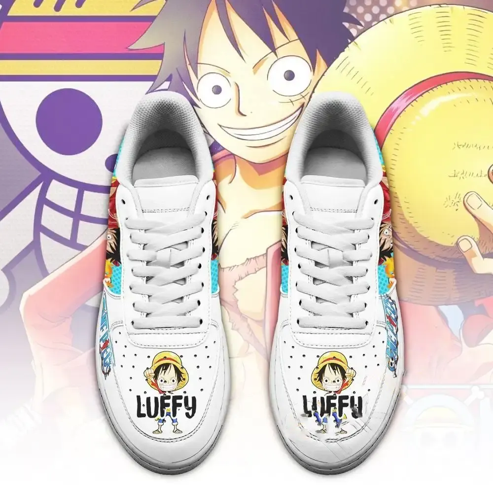 Monkey D Luffy Custom One Piece Anime Fan Amazon Nike Air Force Shoes
