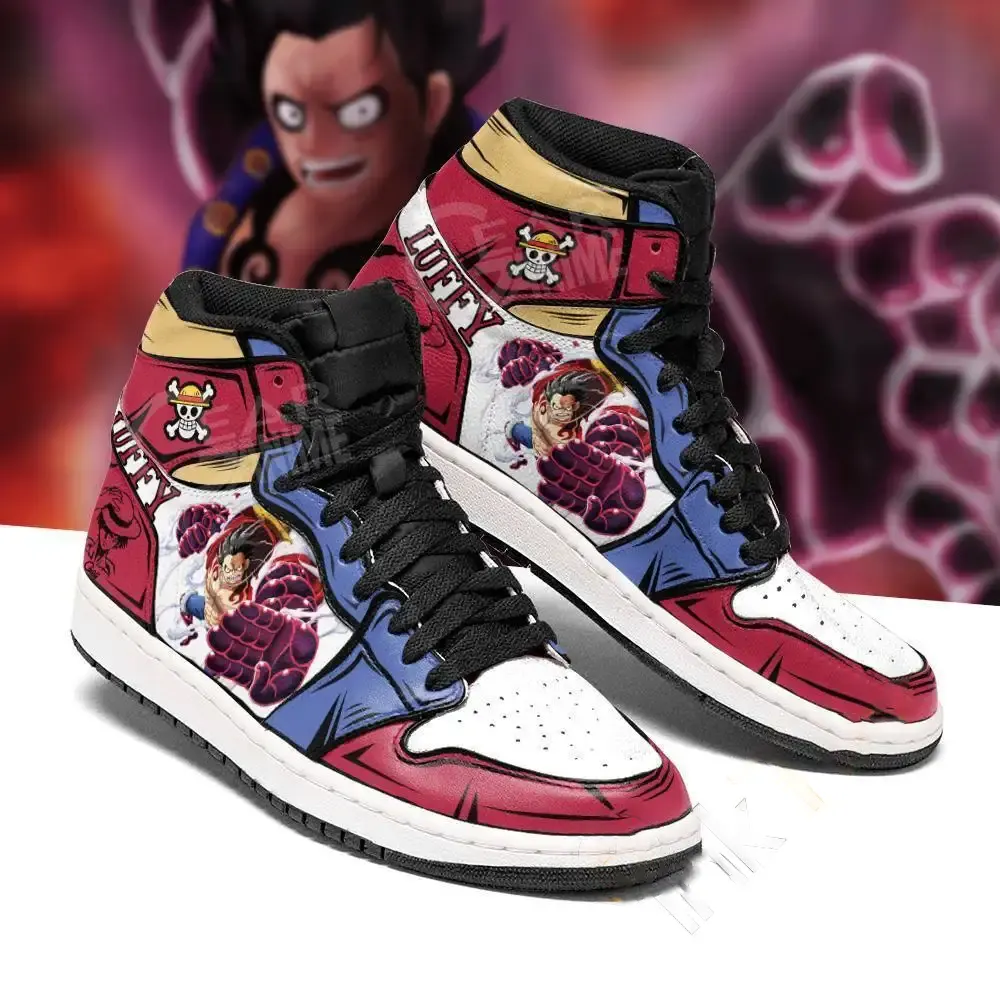 Monkey D Luffy Gear One Piece Anime Shoes Amazon Air Jordan Shoes