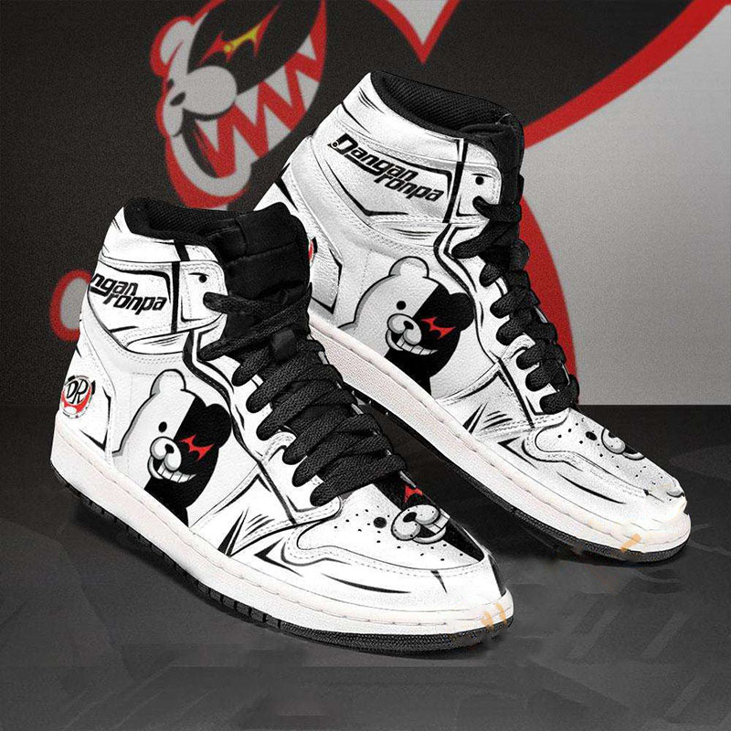 Monokuma Danganronpa Personalized Air Jordan Shoes
